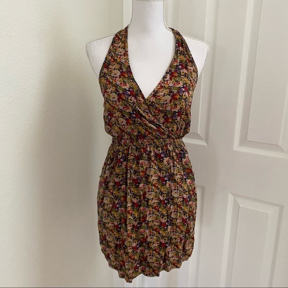 Lush Multicolored Crochet Racerback Dress Sm - Picture 2 of 10